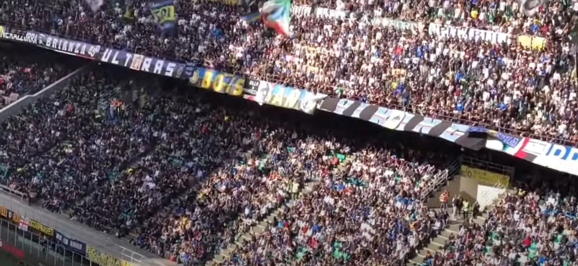 Addio Boys San. Da Inter - Napoli solo lo striscione della Curva Nord: E'  l'inizio di una nuova era