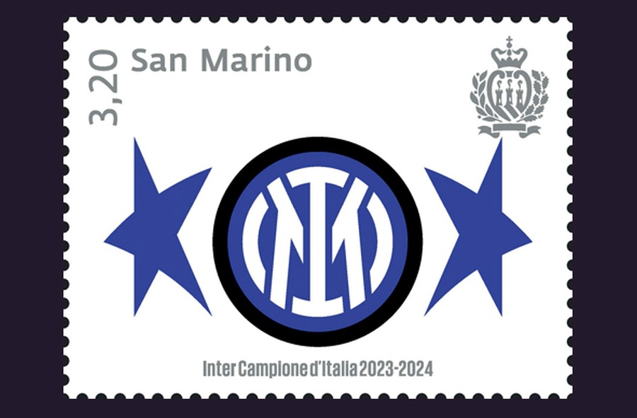 san marino inter francobollo